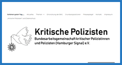 Desktop Screenshot of kritische-polizisten.de