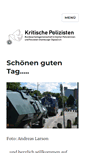 Mobile Screenshot of kritische-polizisten.de